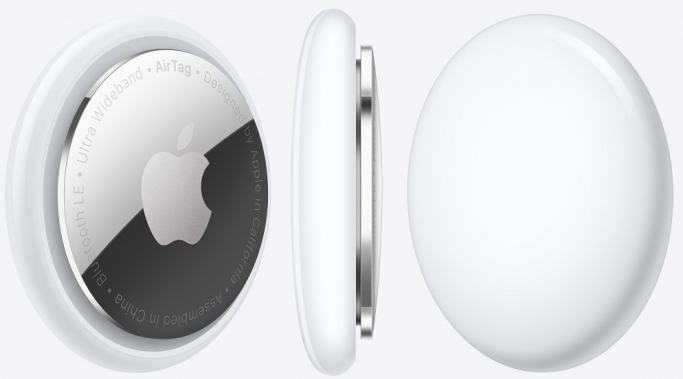 Беспроводная метка Apple AirTag  Белая 4 шт