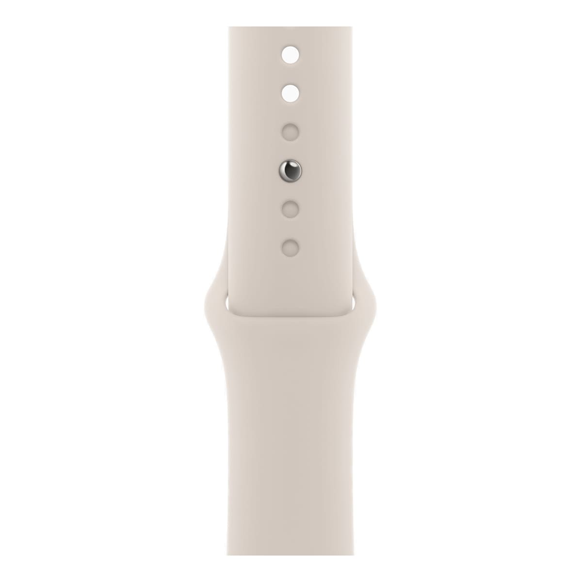 Apple Watch SE (2024), 44 мм корпус из алюминия цвета «Starlight», спортивный ремешок «Starlight»