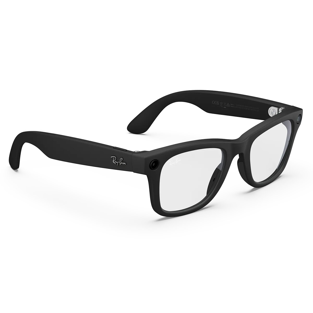 Умные очки Ray-Ban Wayfarer Gen 2 (RW4012), размер L, Matte Black/Clear